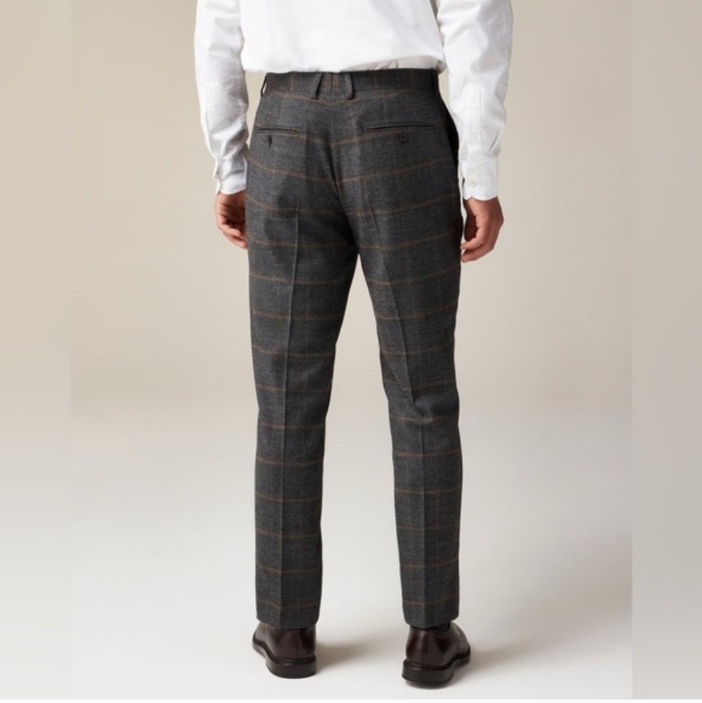 J Crew Ludlow Slim-fit suit pant in Italian wool blend BZ602 Size 33x30 NWT Suit - Picture 2 of 9